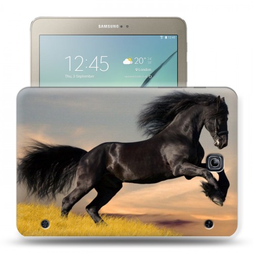 Дизайнерский силиконовый чехол для Samsung Galaxy Tab S2 8.0 Лошади