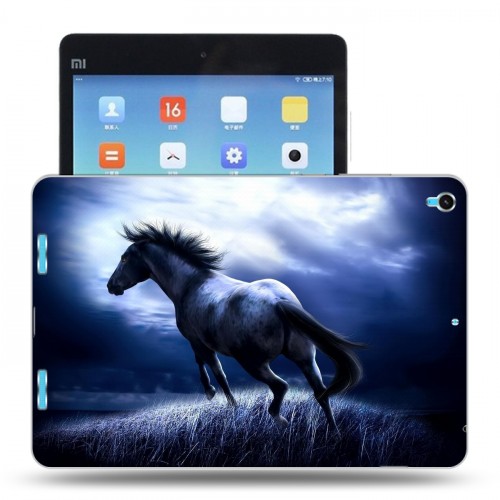 Дизайнерский силиконовый чехол для Xiaomi MiPad Лошади