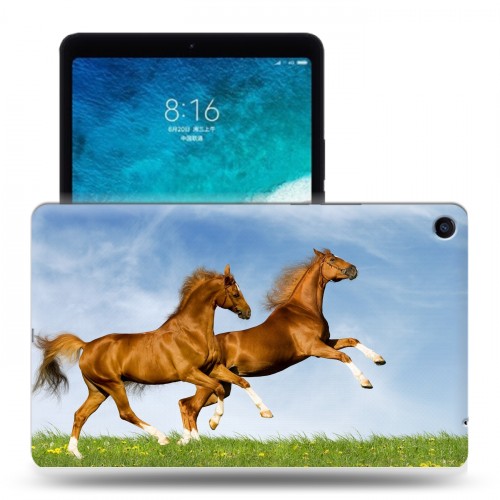 Дизайнерский силиконовый чехол для Xiaomi Mi Pad 4 Plus Лошади