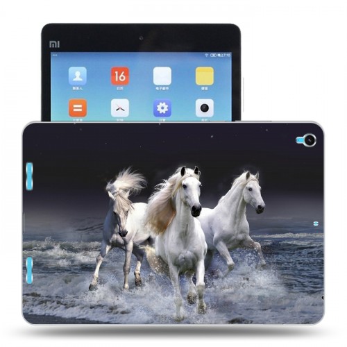 Дизайнерский силиконовый чехол для Xiaomi MiPad Лошади