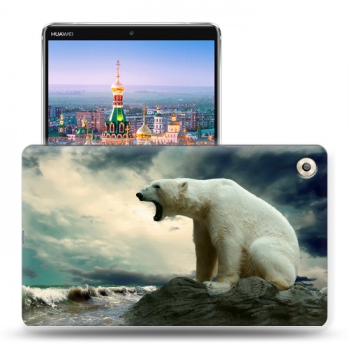 Дизайнерский пластиковый чехол для Huawei MediaPad M5 8.4 Медведи