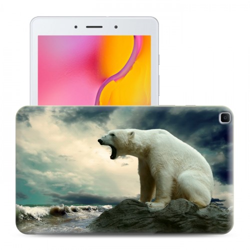 Дизайнерский силиконовый чехол для Samsung Galaxy Tab A 8.0 (2019) Медведи