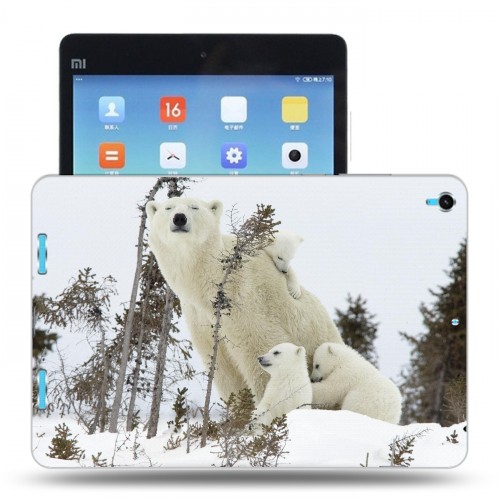 Дизайнерский силиконовый чехол для Xiaomi MiPad Медведи