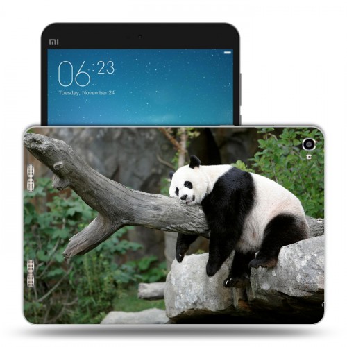 Дизайнерский силиконовый чехол для Xiaomi Mi Pad 2 Панды