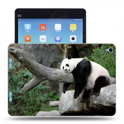Дизайнерский силиконовый чехол для Xiaomi MiPad Панды