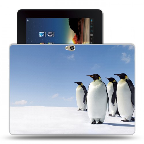 Дизайнерский пластиковый чехол для Huawei MediaPad M2 10 Пингвины