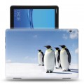 Дизайнерский силиконовый с усиленными углами чехол для Huawei MediaPad T5 Пингвины