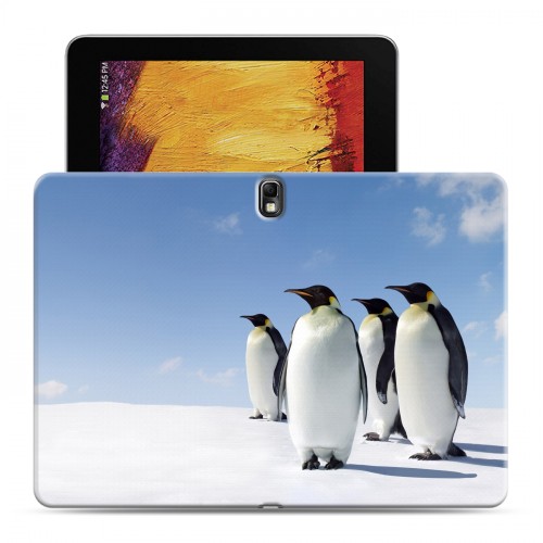 Дизайнерский силиконовый чехол для Samsung Galaxy Note 10.1 2014 editon Пингвины