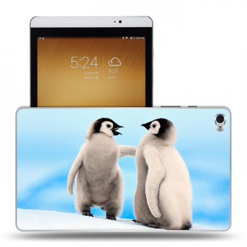 Дизайнерский силиконовый чехол для Huawei MediaPad M2 Пингвины