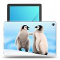 Дизайнерский силиконовый чехол для Huawei MediaPad M5 10.8 Пингвины