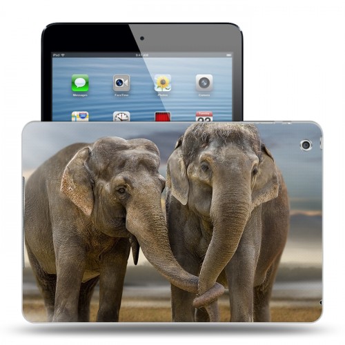 Дизайнерский силиконовый чехол для Ipad Mini Слоны