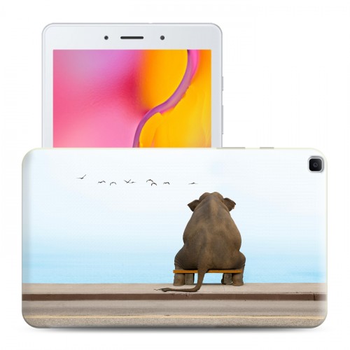 Дизайнерский силиконовый чехол для Samsung Galaxy Tab A 8.0 (2019) Слоны