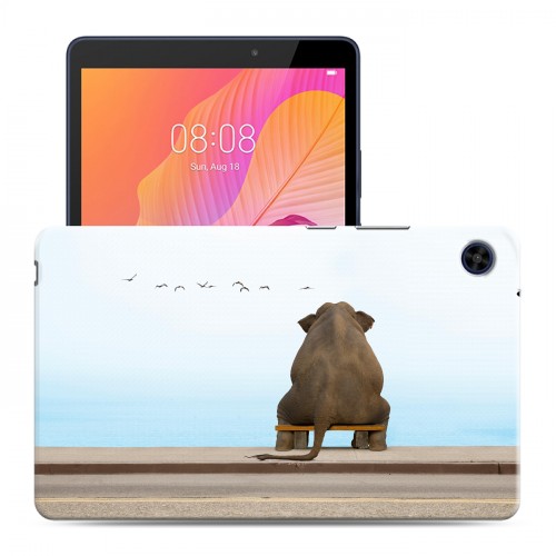 Дизайнерский силиконовый чехол для Huawei MatePad T8 Слоны