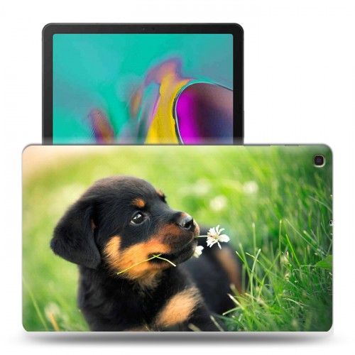 Дизайнерский силиконовый чехол для Samsung Galaxy Tab A 10.1 (2019) Щенки