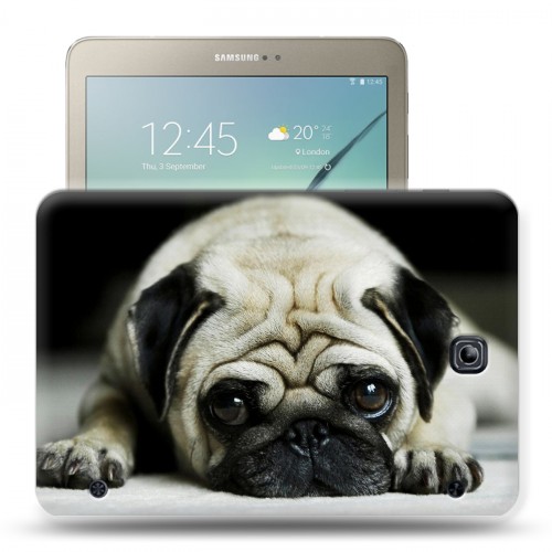 Дизайнерский силиконовый чехол для Samsung Galaxy Tab S2 8.0 Щенки