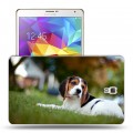 Дизайнерский силиконовый чехол для Samsung Galaxy Tab S 8.4 Щенки