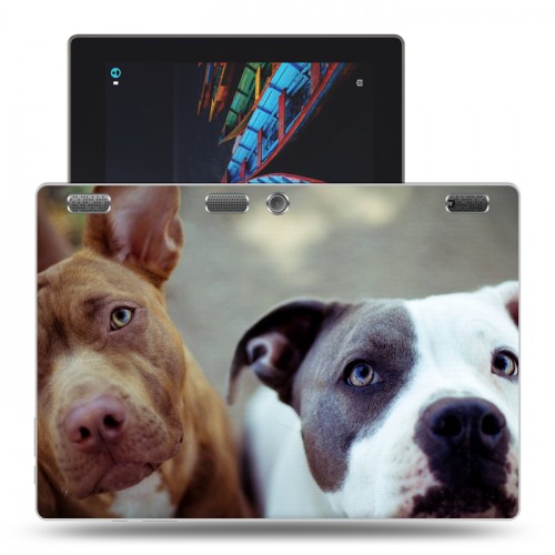 Дизайнерский силиконовый чехол для Lenovo Tab 2 A10 Собаки