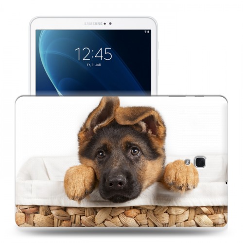 Дизайнерский силиконовый чехол для Samsung Galaxy Tab A 10.5 Собаки