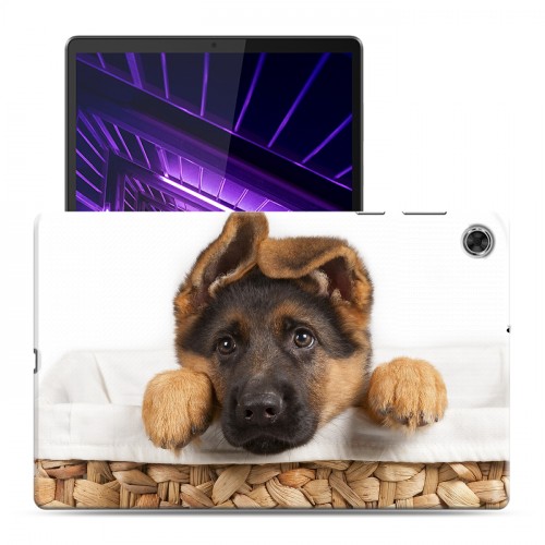 Дизайнерский силиконовый чехол для Lenovo Tab M10 Plus Собаки