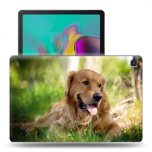 Дизайнерский силиконовый чехол для Samsung Galaxy Tab S5e Собаки