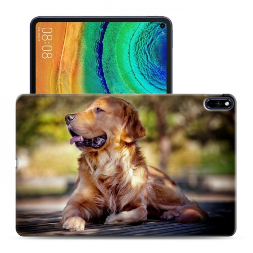 Дизайнерский силиконовый с усиленными углами чехол для Huawei MatePad Pro Собаки