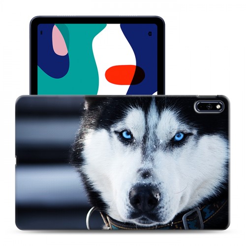 Дизайнерский силиконовый с усиленными углами чехол для Huawei MatePad Собаки
