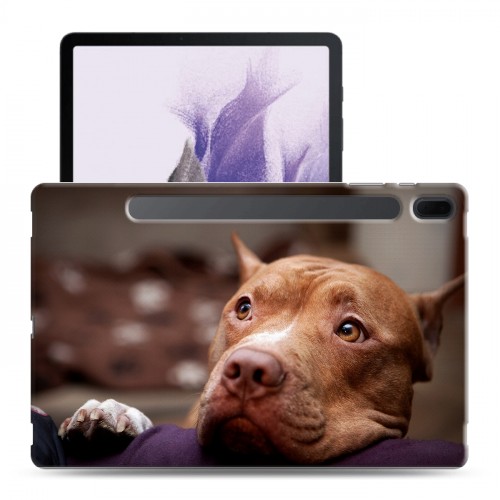 Дизайнерский пластиковый чехол для Samsung Galaxy Tab S7 FE Собаки