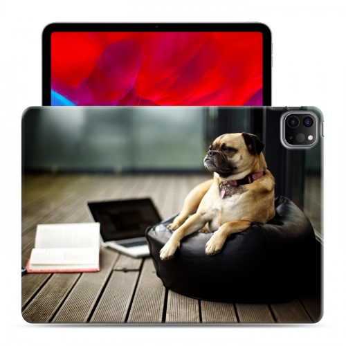 Дизайнерский силиконовый с усиленными углами чехол для Ipad Pro 11 (2020) Собаки