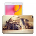 Дизайнерский силиконовый чехол для Samsung Galaxy Tab A 8.0 (2019) Собаки