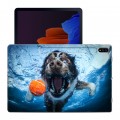 Дизайнерский силиконовый чехол для Samsung Galaxy Tab S7 Plus Собаки