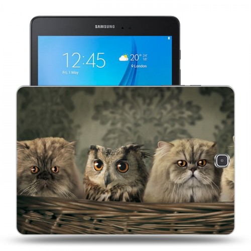 Дизайнерский силиконовый чехол для Samsung Galaxy Tab A 9.7 Совы