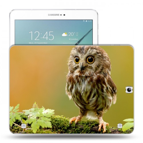 Дизайнерский силиконовый чехол для Samsung Galaxy Tab S2 9.7 Совы