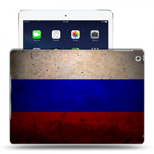 Дизайнерский силиконовый чехол для Ipad Air Российский флаг