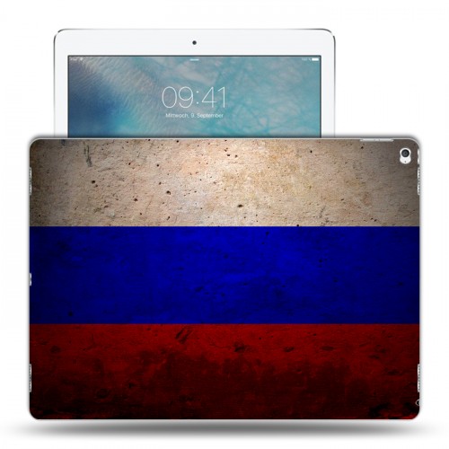 Дизайнерский пластиковый чехол для Ipad Pro Российский флаг