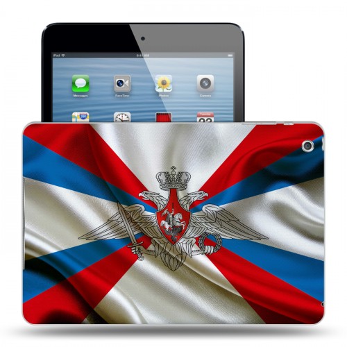 Дизайнерский пластиковый чехол для Ipad Mini Российский флаг