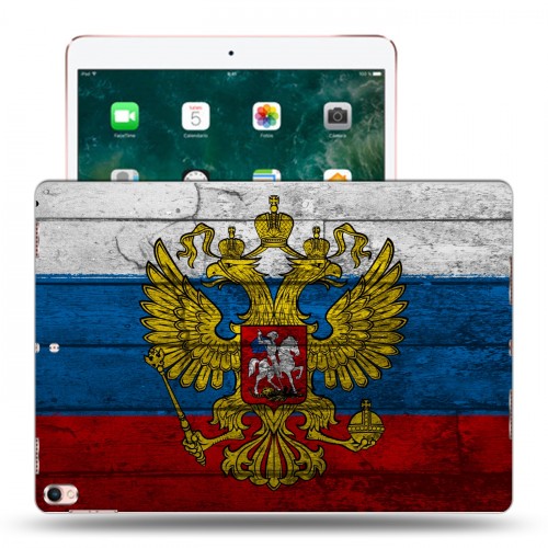 Дизайнерский пластиковый чехол для Ipad Pro 10.5 Российский флаг