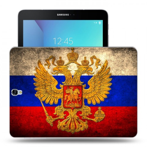 Дизайнерский силиконовый чехол для Samsung Galaxy Tab S3 Российский флаг