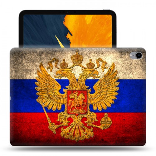Дизайнерский пластиковый чехол для IPad Pro 11 Российский флаг