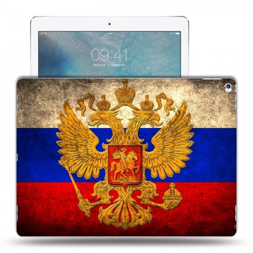 Дизайнерский пластиковый чехол для Ipad Pro Российский флаг