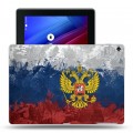 Дизайнерский силиконовый чехол для ASUS ZenPad 10 Российский флаг