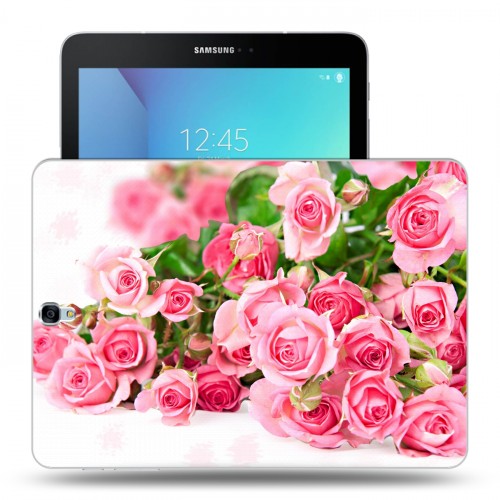 Дизайнерский силиконовый чехол для Samsung Galaxy Tab S3 Розы