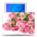 Дизайнерский силиконовый чехол для Huawei MediaPad T3 10 Розы