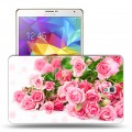 Дизайнерский силиконовый чехол для Samsung Galaxy Tab S 8.4 Розы