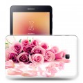 Дизайнерский силиконовый чехол для Samsung Galaxy Tab A 8.0 (2017) Розы
