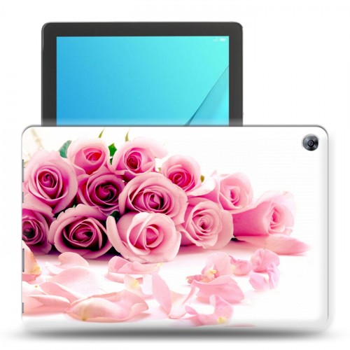 Дизайнерский силиконовый чехол для Huawei MediaPad M5 10.8 Розы