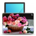 Дизайнерский силиконовый чехол для Huawei MediaPad M5 10.8 Розы