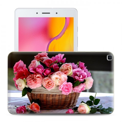 Дизайнерский силиконовый чехол для Samsung Galaxy Tab A 8.0 (2019) Розы