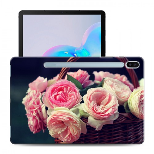 Дизайнерский пластиковый чехол для Samsung Galaxy Tab S6 Розы