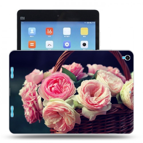 Дизайнерский силиконовый чехол для Xiaomi MiPad Розы