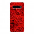 Дизайнерский силиконовый чехол для Samsung Galaxy S10 Розы